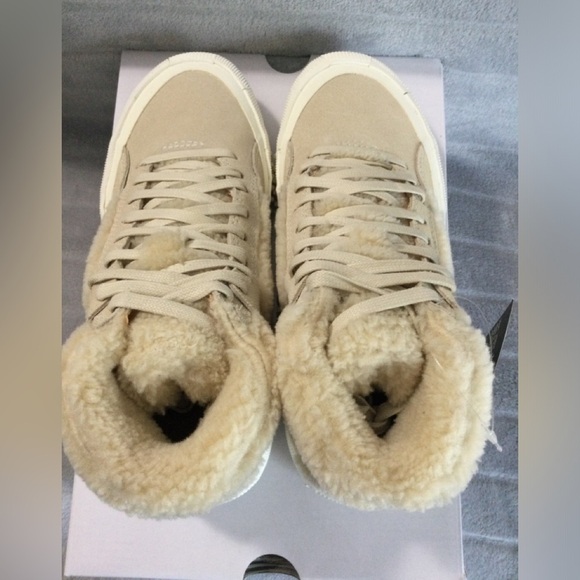 Brandblack Capo Faux Shearling Ankle Sneaker Size 6 - Picture 4 of 13